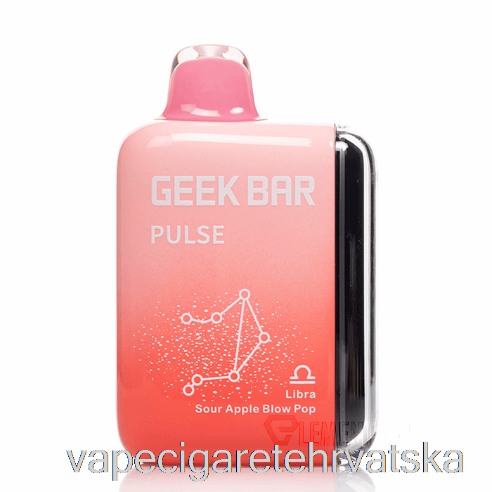 Vape Hrvatska Geek Bar Pulse 15000 Jednokratna Kisela Jabuka Blow Pop